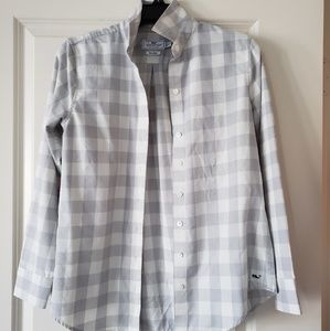 vineyard vines Women's Buffalo Check FlannelShirt